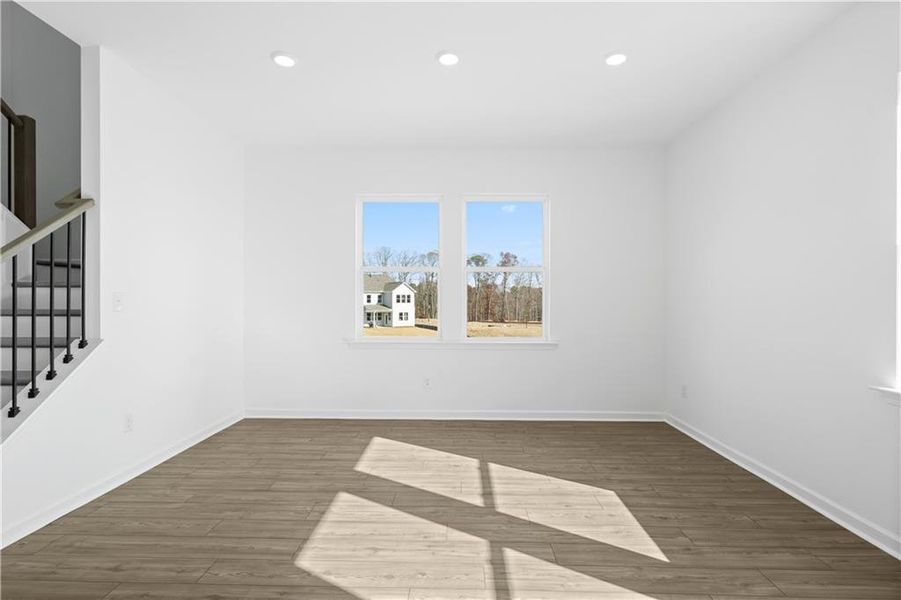 Spacious, unfurnished interior of a new home in Auburn Glen Towns, Dacula (Image 22).