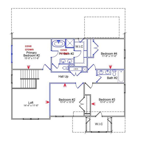 2D floor plan layout of this home in , Summerville, SC (Image 4). 2D floor plan layout of this home in , Summerville, SC (Image 4).