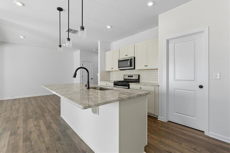 Furnished interior view inside a new home in Park Center Pointe, Austell (Image 7).