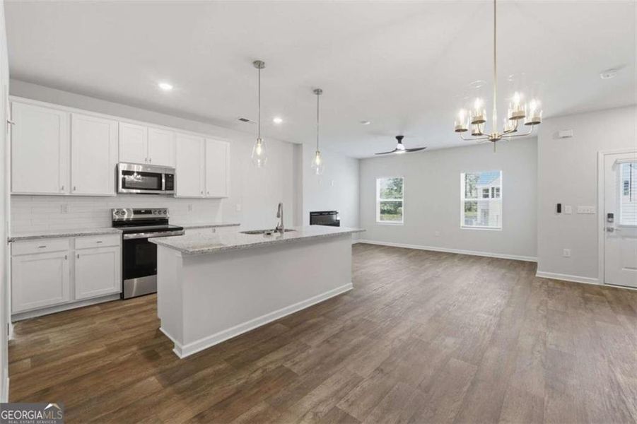 Furnished interior view inside a new home in Parkway James, Snellville (Image 5).