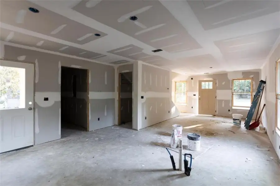 In-progress construction of a new home in , Social Circle, GA (Image 6).
