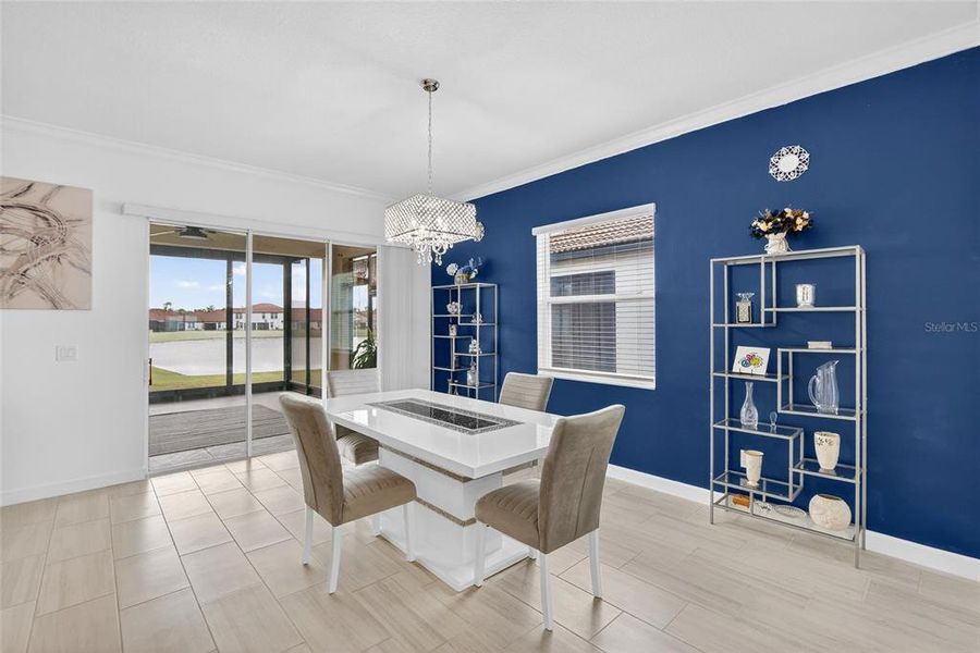 Furnished interior view inside a new home in Southshore Bay: The Estates, Wimauma (Image 52).