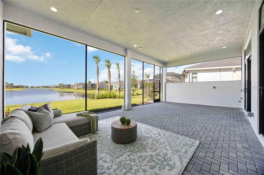Furnished interior view inside a new home in , Sarasota (Image 7). Furnished interior view inside a new home in , Sarasota (Image 7).