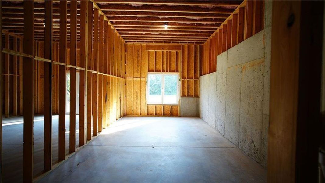 In-progress construction of a new home in , Flowery Branch, GA (Image 67).