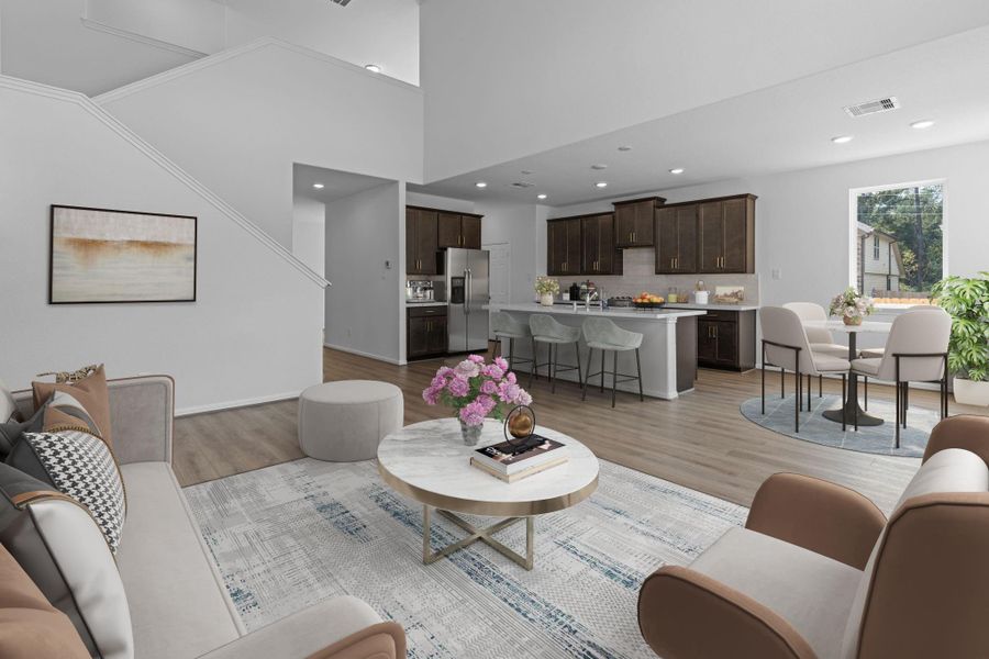 This home boasts a spacious open concept layout that combines the best of modern design and comfort for everyday living. This home boasts a spacious open concept layout that combines the best of modern design and comfort for everyday living.