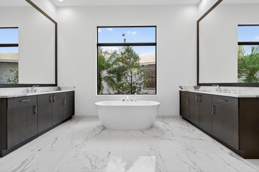 Furnished interior view inside a new home in , Palm Beach Gardens (Image 11).