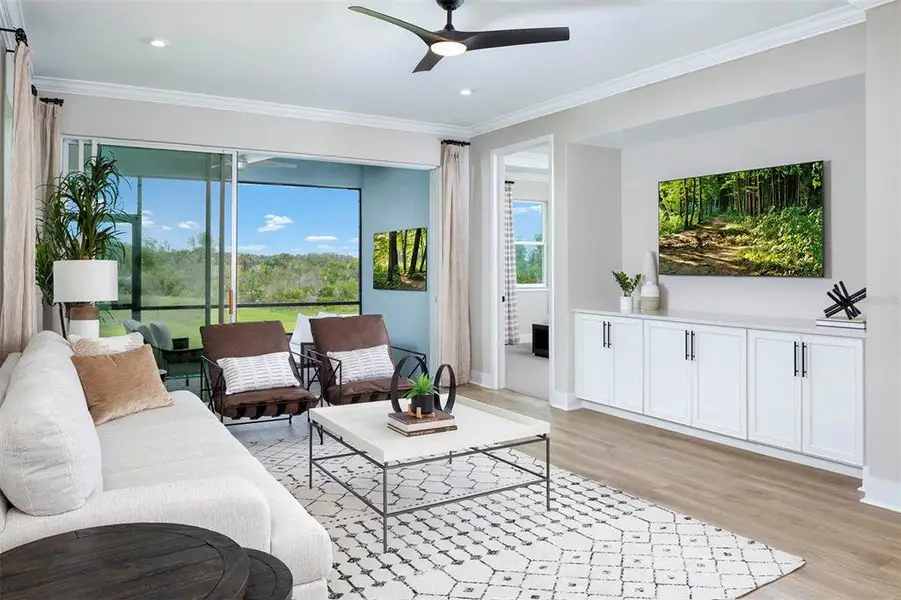 Furnished interior view inside a new home in Sunstone at Wellen Park, Venice (Image 4).