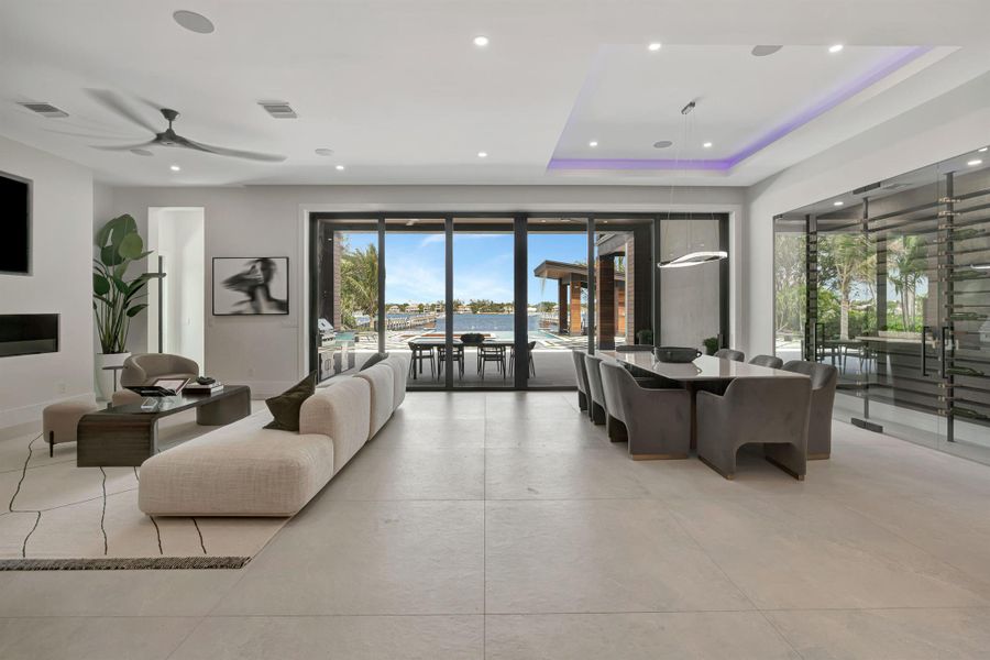 Furnished interior view inside a new home in , Lantana (Image 18).