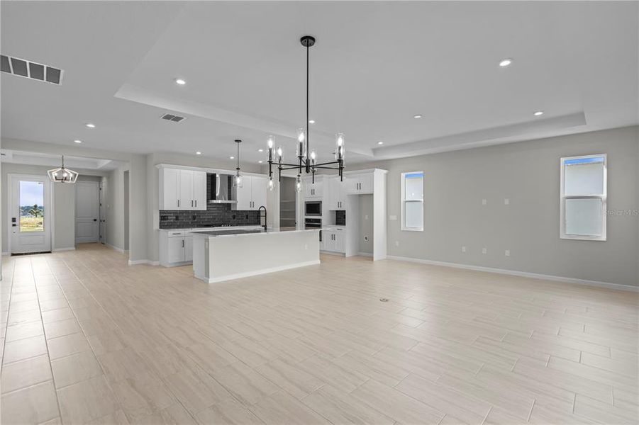 Spacious, unfurnished interior of a new home in Cresswind at Hammock Oaks, Lady Lake (Image 16). Spacious, unfurnished interior of a new home in Cresswind at Hammock Oaks, Lady Lake (Image 16).