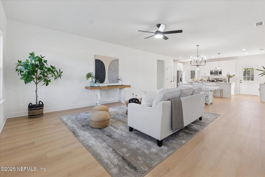 Furnished interior view inside a new home in , Sanderson (Image 18).
