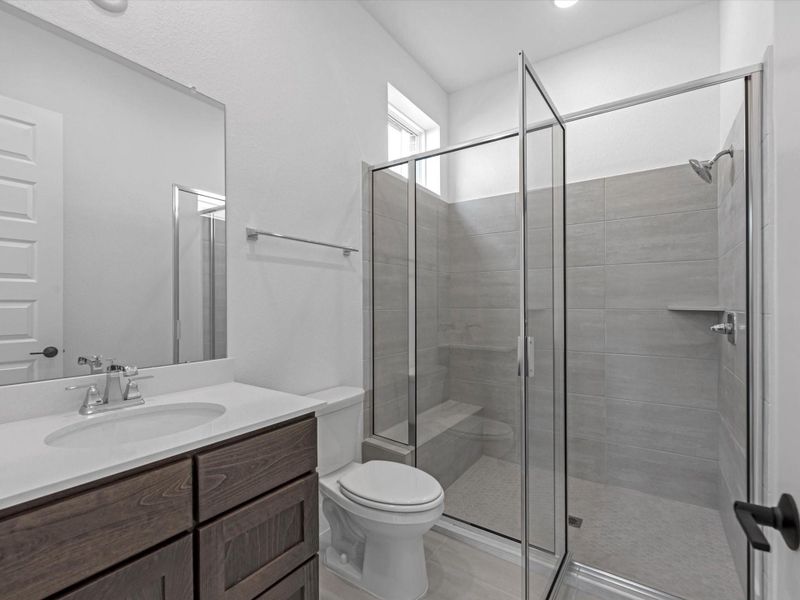 Furnished interior view inside a new home in Cross Creek Ranch 65′, Fulshear (Image 6). Furnished interior view inside a new home in Cross Creek Ranch 65′, Fulshear (Image 6).