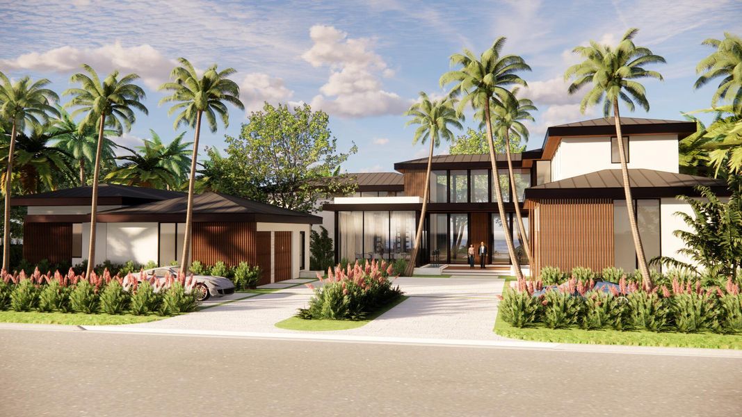 Exterior details and patio area of a home in , Palm Beach Gardens (Image 3).