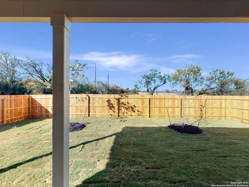 Exterior details and patio area of a home in Blue Ridge Ranch, San Antonio (Image 2). Exterior details and patio area of a home in Blue Ridge Ranch, San Antonio (Image 2).