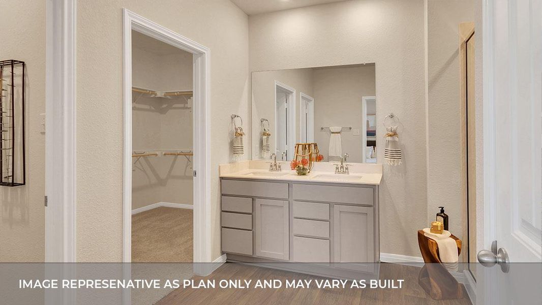 Furnished interior view inside a new home in Prairie Lakes, Buda (Image 12).