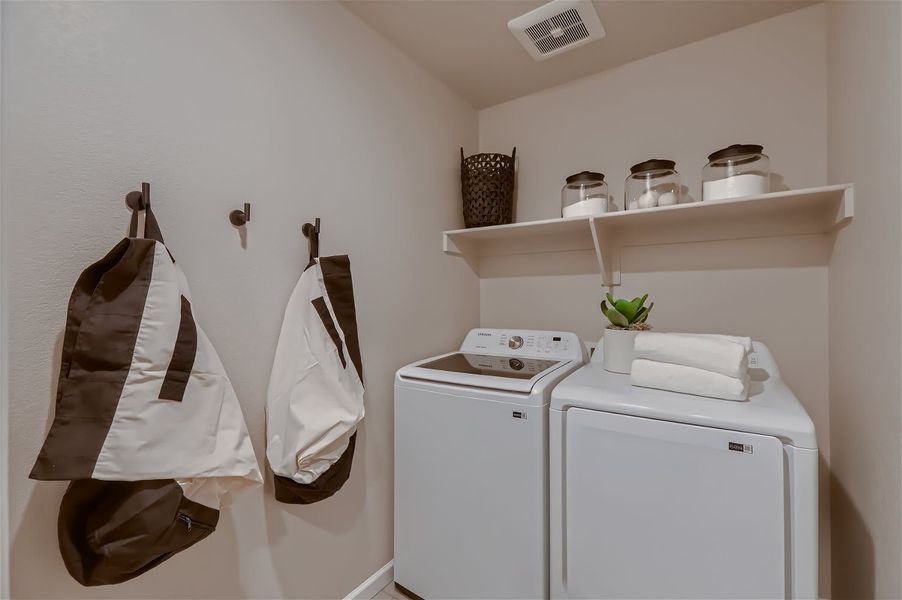 Laundry Room | Denali | Spring Valley | New Homes In Longmont, CO By Landsea Homes