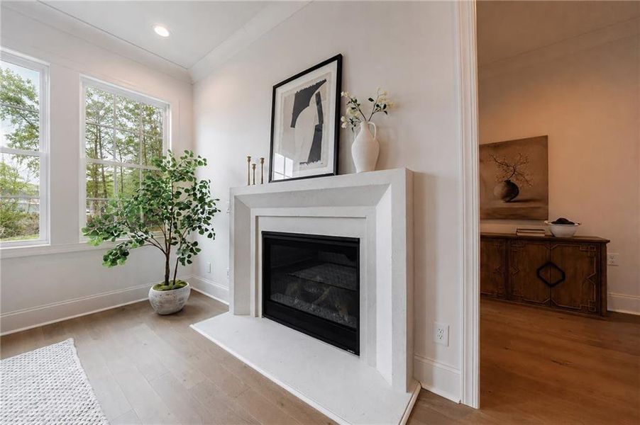 Furnished interior view inside a new home in , Alpharetta (Image 10).