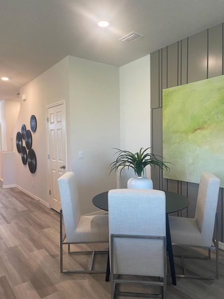 Furnished interior view inside a new home in Central Park Townhomes, Port St. Lucie (Image 5).