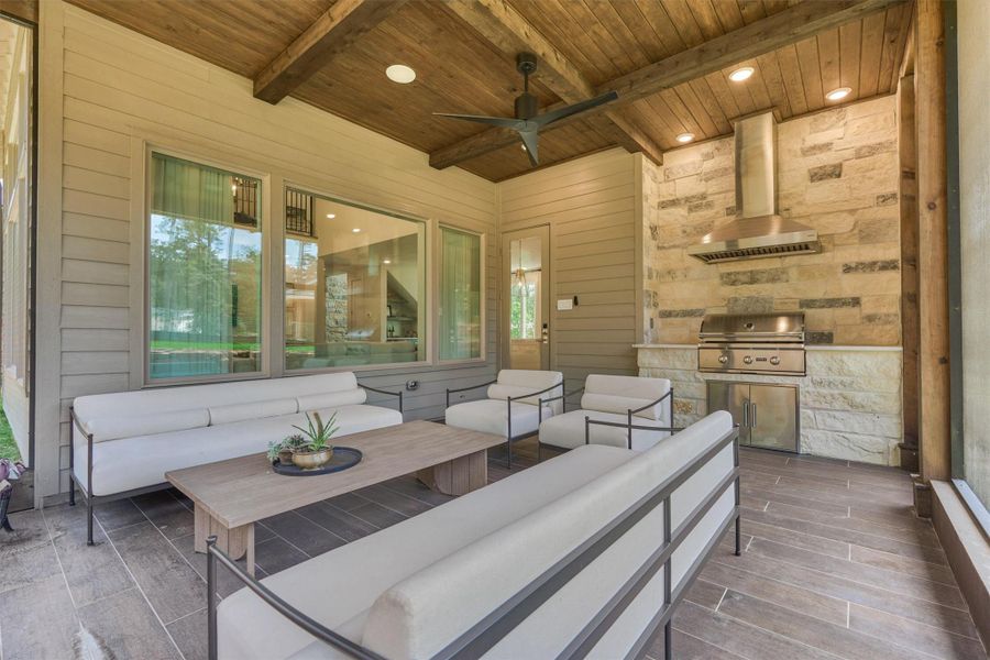 Exterior details and patio area of a home in , Montgomery (Image 22).
