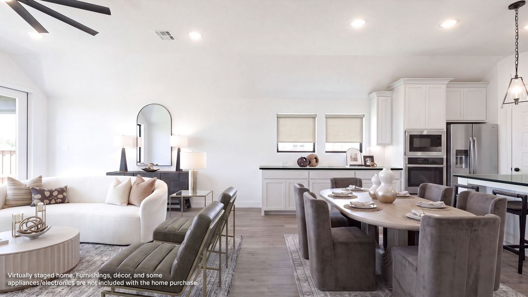 Furnished interior view inside a new home in Mustang Lakes, Celina (Image 5).