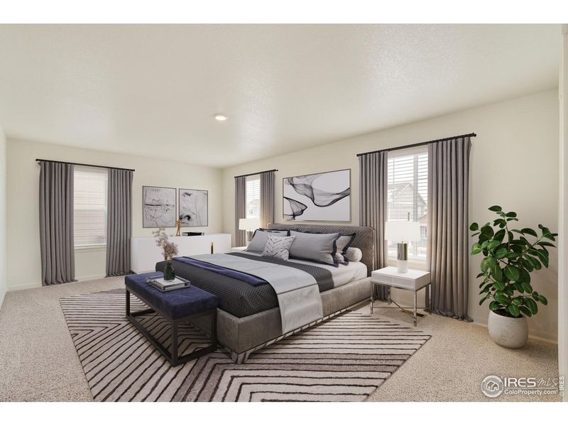Furnished interior view inside a new home in Vantage, Berthoud (Image 7).