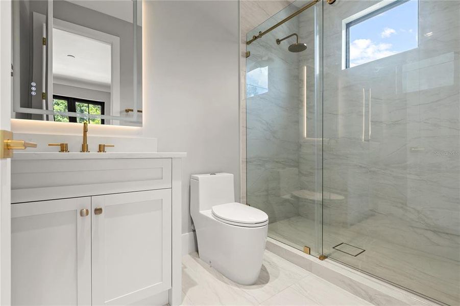 Furnished interior view inside a new home in , Orlando (Image 12).