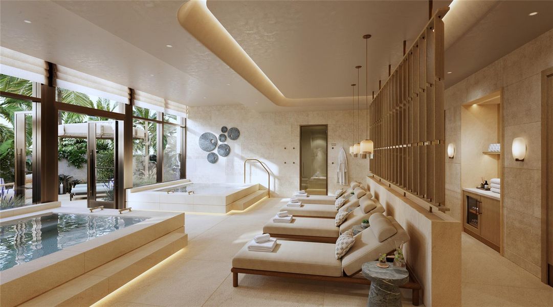 Furnished interior view inside a new home in , Fort Lauderdale (Image 6).