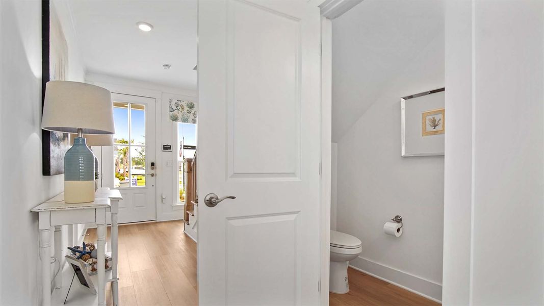 Furnished interior view inside a new home in Breakfast Point East Phase I, Panama City Beach (Image 12).