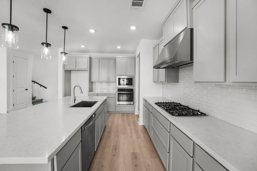 Furnished interior view inside a new home in Santa Rita Ranch, Liberty Hill (Image 5).