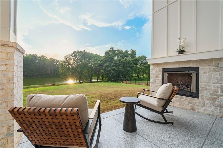 Exterior details and patio area of a home in , Lawrenceville (Image 27).