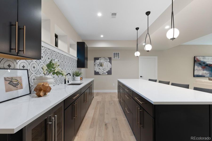 Furnished interior view inside a new home in , Denver (Image 19).