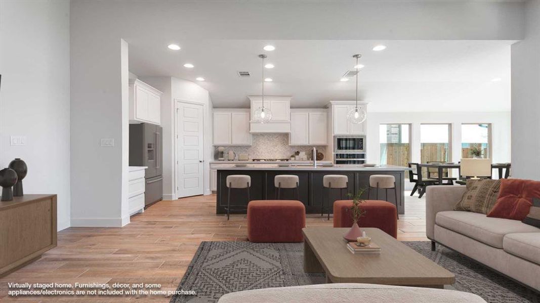 Furnished interior view inside a new home in Cambridge Crossing 50', Celina (Image 9).