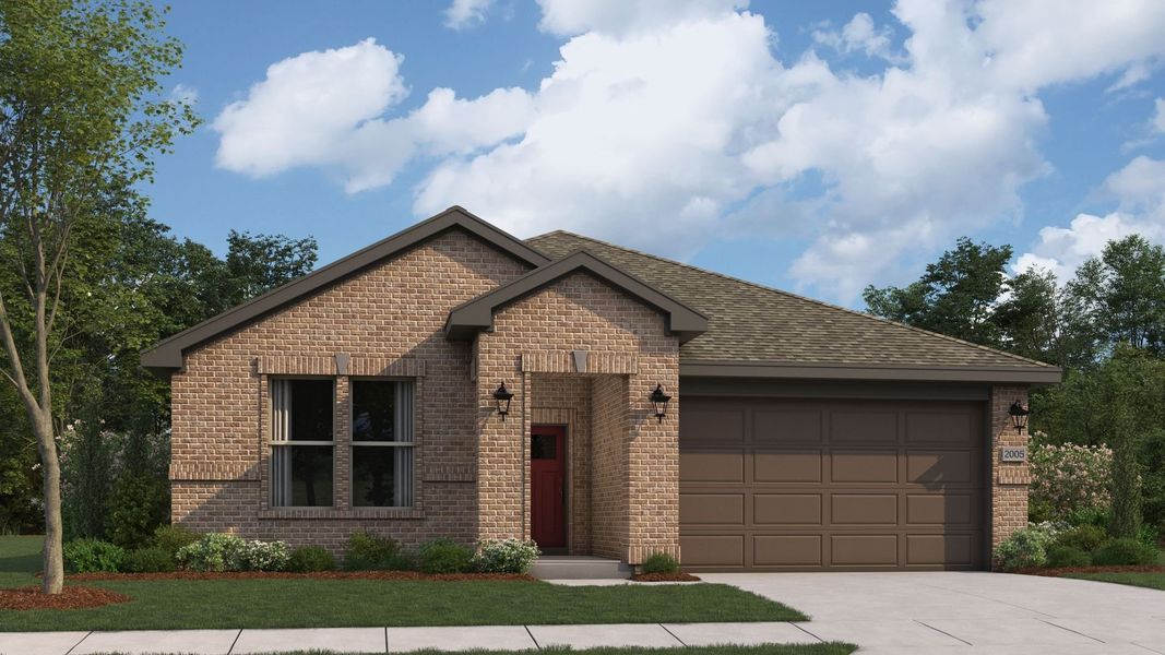 Representative exterior photo of a completed home built from the The Luna by Davidson Homes LLC in Ivy Glen, Perry, GA (Image 14).