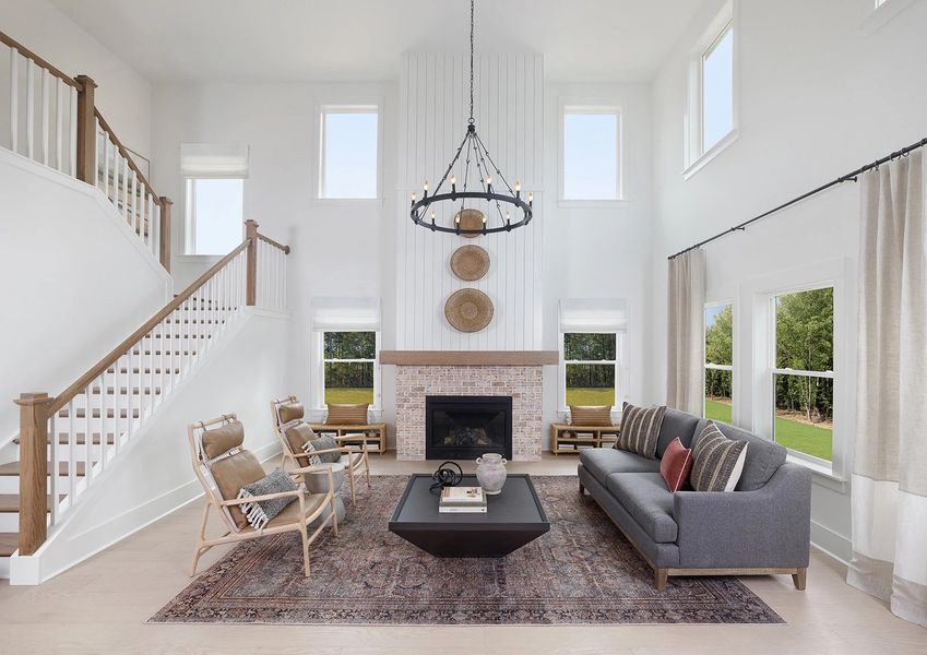 Representative furnished interior of a home built from the Monroe by Ashton Woods in Watson Hill, Summerville (Image 6). Representative furnished interior of a home built from the Monroe by Ashton Woods in Watson Hill, Summerville (Image 6).