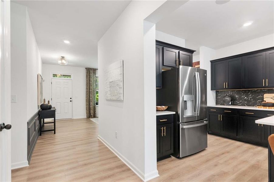 Furnished interior view inside a new home in Creekside, Dawsonville (Image 38). Furnished interior view inside a new home in Creekside, Dawsonville (Image 38).