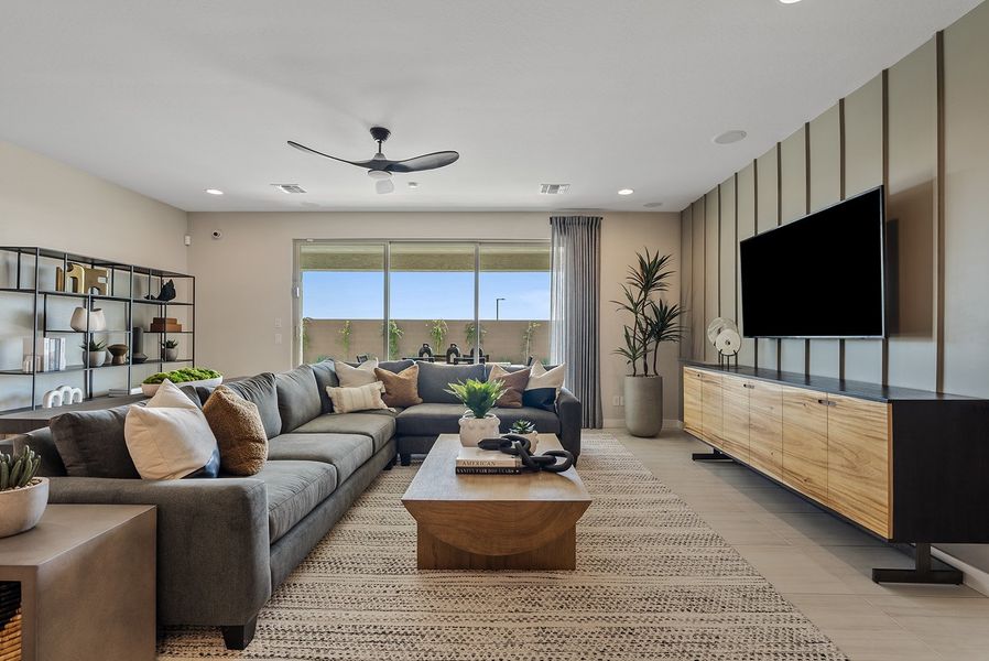 Furnished interior view inside a new home in Artisan at Asante, Surprise (Image 3).