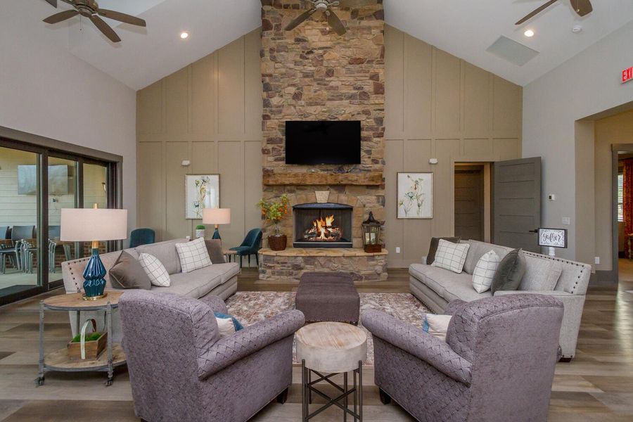 Furnished interior view inside a new home in Sinclair at Crawford Creek, Grovetown (Image 16).