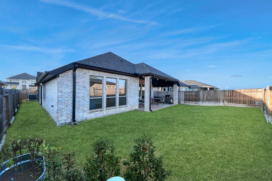 Huge backyard for hosting family events Huge backyard for hosting family events