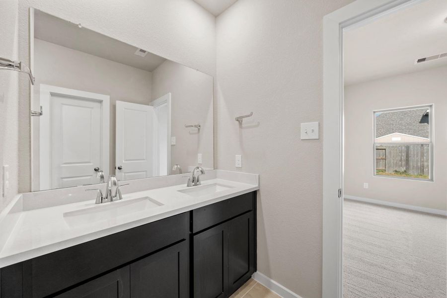 Furnished interior view inside a new home in Windrose Green, Angleton (Image 13).