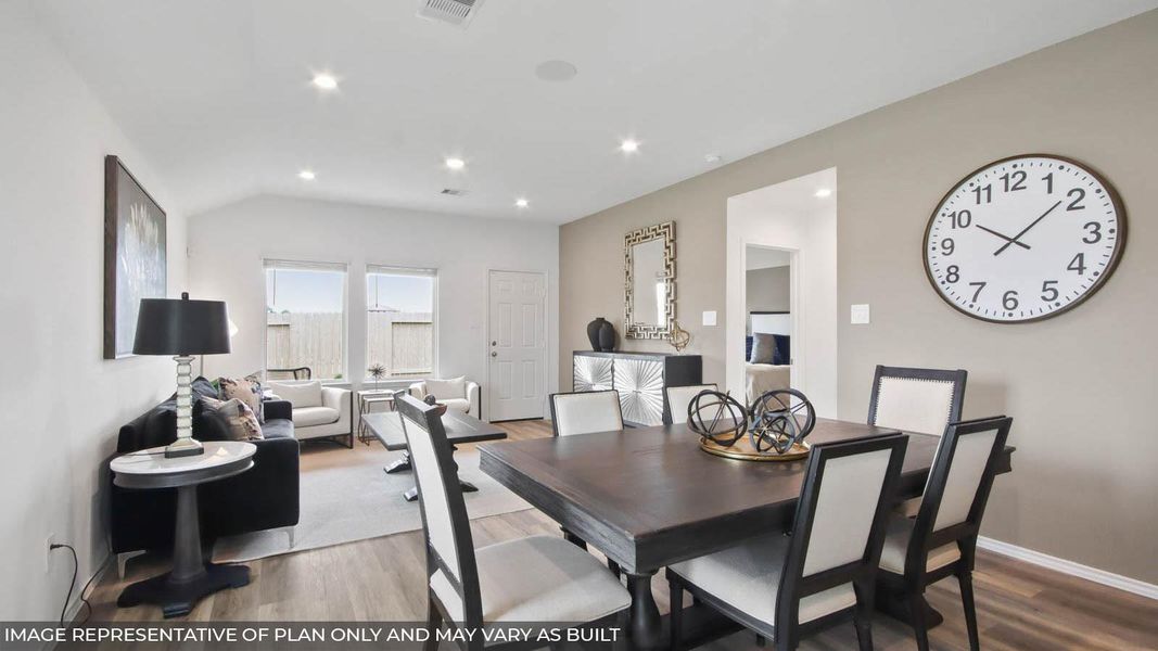 Furnished interior view inside a new home in , Crosby (Image 9).