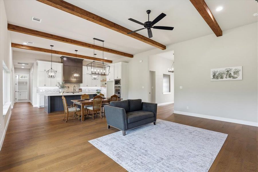 Furnished interior view inside a new home in , Waxahachie (Image 35).