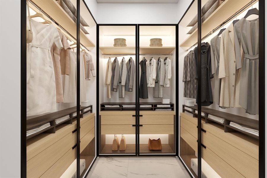 PRIMARY SUITE CLOSET *VIRTUALLY STAGED