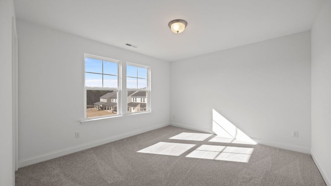 The Burton Plan by DRB homes at Lakeside Glen, in York SC -Bedroom