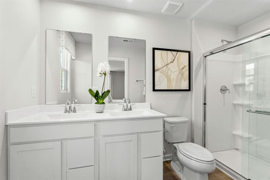 Representative furnished interior of a home built from the Woodford by Ryan Homes in Liberty Grove Single Family Homes, China Grove (Image 39). Representative furnished interior of a home built from the Woodford by Ryan Homes in Liberty Grove Single Family Homes, China Grove (Image 39).