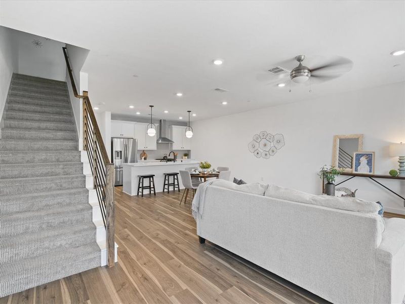 Furnished interior view inside a new home in , Prosper (Image 23).