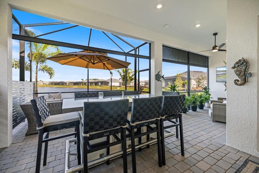 Exterior details and patio area of a home in , Englewood (Image 31).