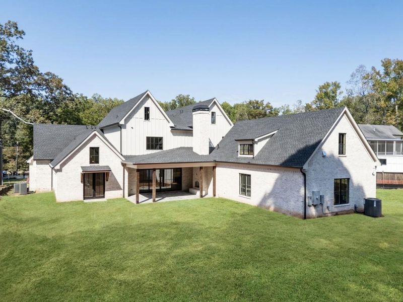 Front exterior of a new home in , Alpharetta, GA, highlighting curb appeal (Image 26).