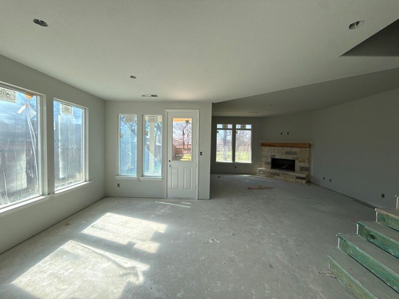 In-progress construction of a new home in Covenant Springs, Springtown, TX (Image 6).