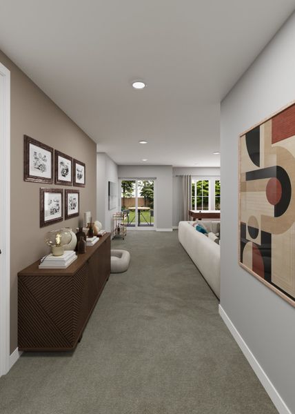 Furnished interior view inside a new home in Trailstone, Arvada (Image 29). Furnished interior view inside a new home in Trailstone, Arvada (Image 29).