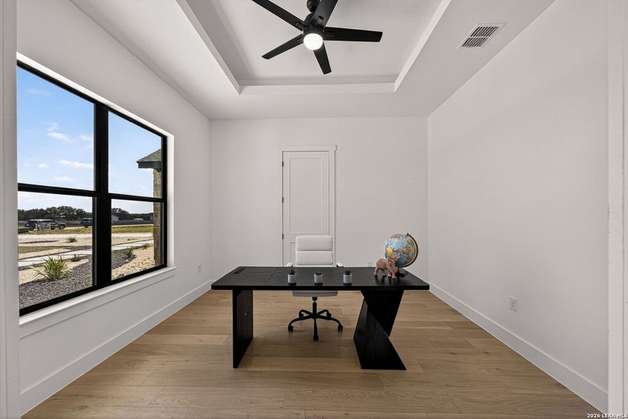 Furnished interior view inside a new home in , Bandera (Image 17). Furnished interior view inside a new home in , Bandera (Image 17).