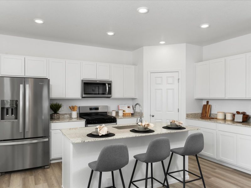 Furnished interior view inside a new home in Westgate, Greeley (Image 9).